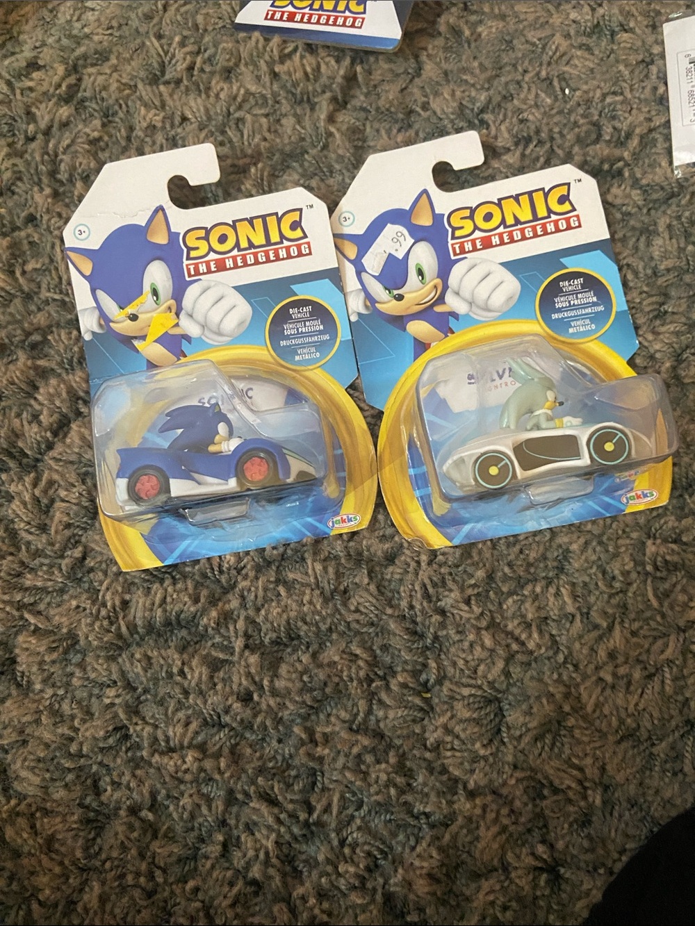Sonic the Hedgehog Blue Die-Cast Racing Car - Toy Vehicle